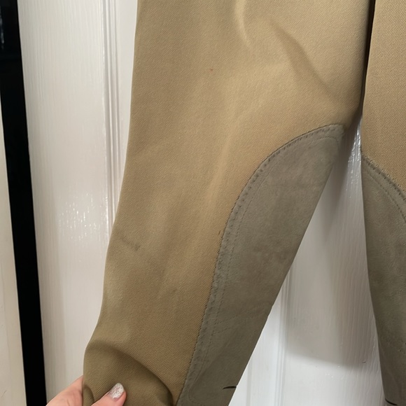 TuffRider Side Zip Breeches Beige Tan Ladies Size 30 - Picture 2 of 5